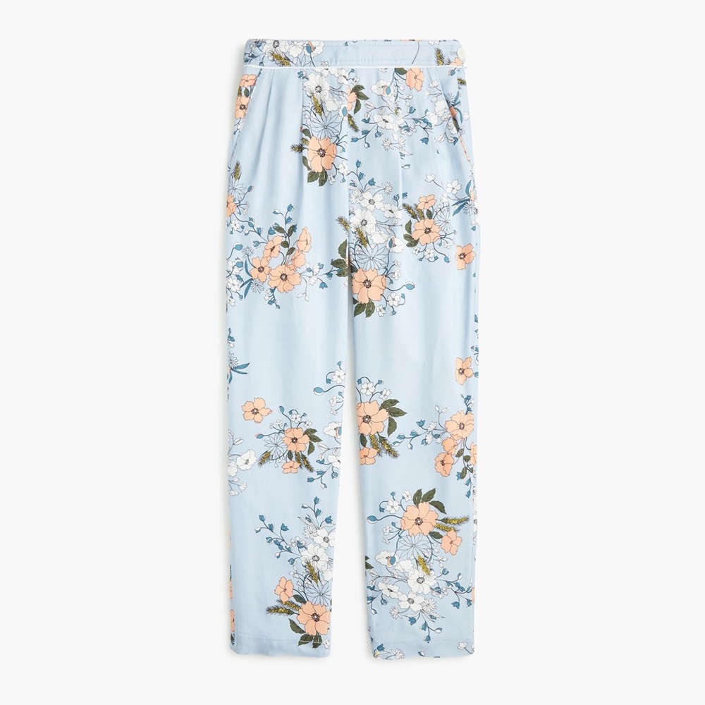 J. Crew Floral Easy Pant